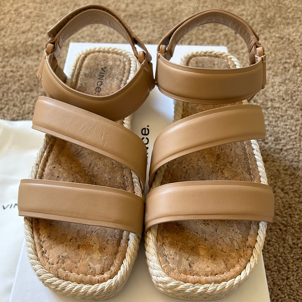VINCE Platform Sandals
